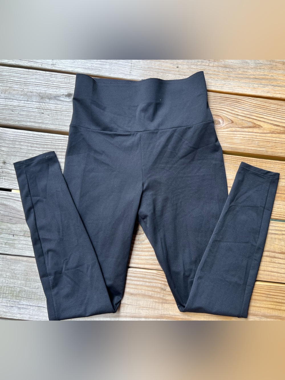 Miraclesuit Large Black High-Waist Leggings - Picture 2 of 5